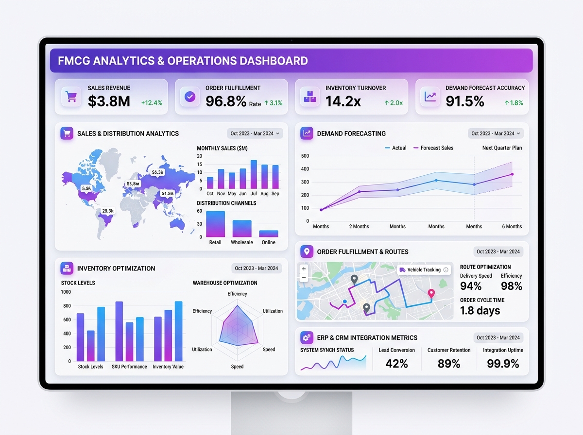 Delivering Measurable Business Performance - FMCG Analytics & Operations Dashboard