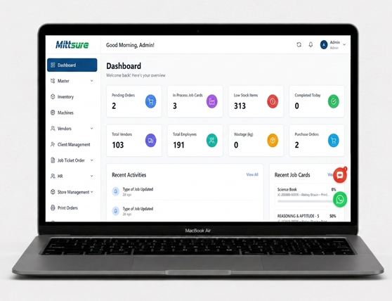 Mittsure Admin Dashboard